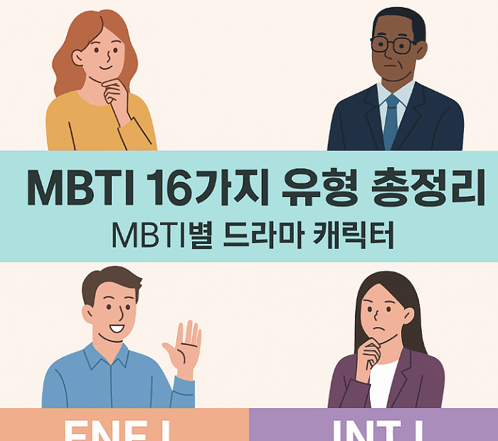 mbti 드라마 캐릭터